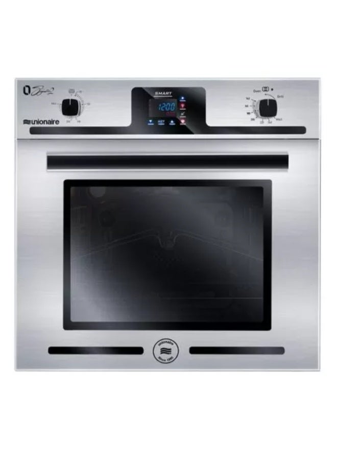 Unionaire 60cm Built-in Oven, 70L Capacity, with Grill and Fan, Stainless Steel, Mix Gas/Electric, MIX-OS-AL